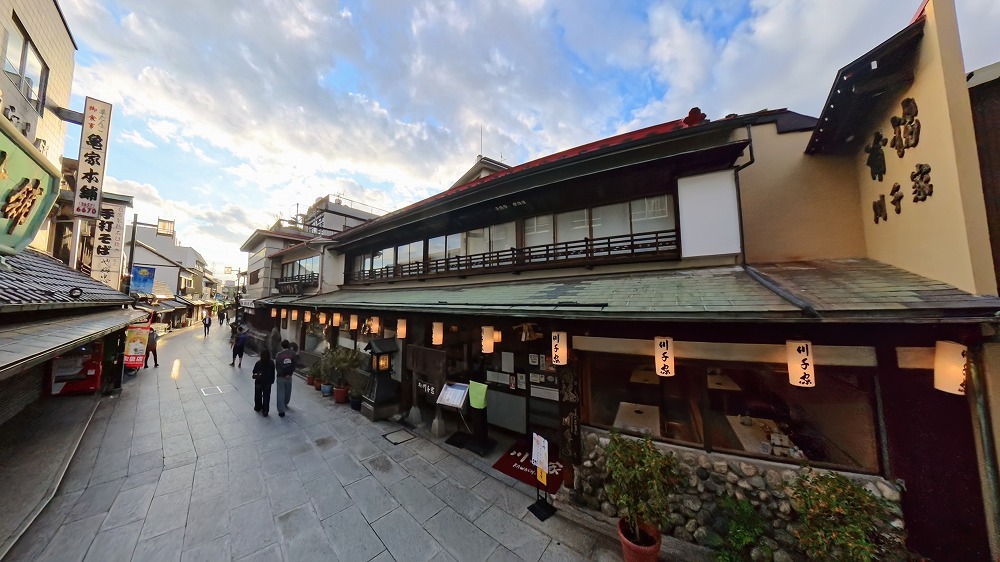 帝釈天参道から